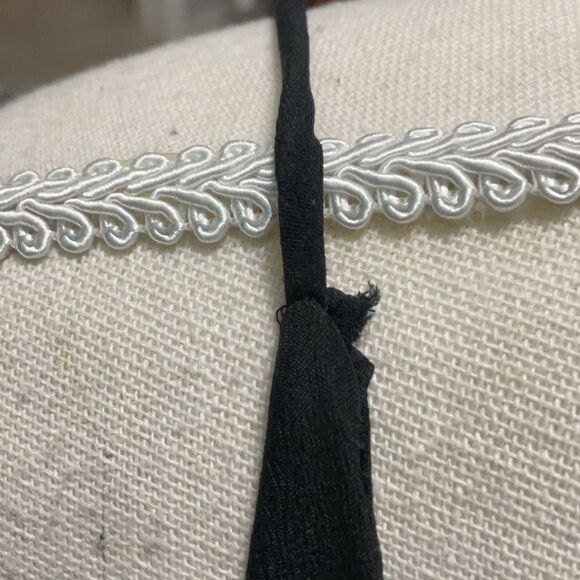 Massimo Dutti Black Maxi Dress Slip On Side Slits Spaghetti Straps Size 4 US - Picture 5 of 6